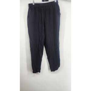 Madewell Womens XS Black Pull On Stretch Comfort Track Trousers